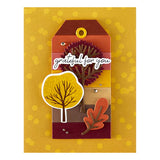 Autumn Sentiments BetterPress Plate & Die Set from the Autumn Archives Collection by Kelly Bangs