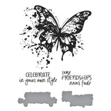 Butterfly Splatter BetterPress Plate & Die Set from the Beautifully Imperfect Collection