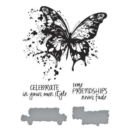 Butterfly Splatter BetterPress Plate & Die Set from the Beautifully Im ...