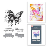 Butterfly Splatter BetterPress Plate & Die Set from the Beautifully Imperfect Collection