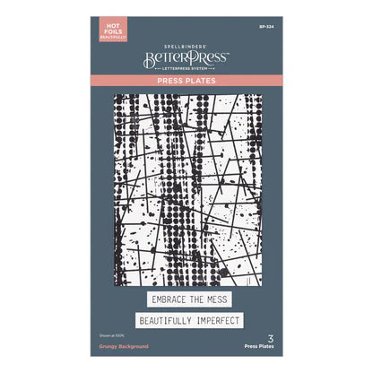 Grungy Background Press Plates from the Beautifully Imperfect Collection