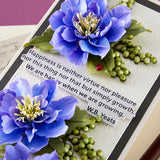 Love-in-a-Mist Etched Dies by Susan Tierney-Cockburn