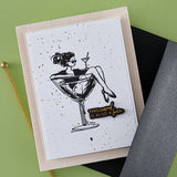Linear Touch Rectangles and Tag Etched Dies from the Happier Hour Collection