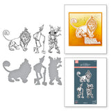 Tin Man, Scarecrow & Lion BetterPress Plate & Die Set from the Wonder of Oz Collection by Graphic45