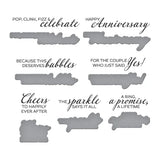 A Special Toast Sentiments BetterPress Plate & Die Set from the Happier Hour Collection