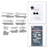 A Special Toast Sentiments BetterPress Plate & Die Set from the Happier Hour Collection