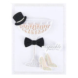 A Special Toast Sentiments BetterPress Plate & Die Set from the Happier Hour Collection