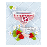 Sip Sip Ole Sentiments BetterPress Plate & Die Set from the Happier Hour Collection