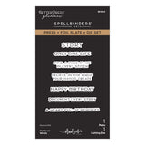 Heirloom Words Press + Foil Plate & Die Set by Frank Garcia