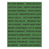 Snowflake Kisses Sentiments Press + Foil Plate & Die Set by Lisa Horton