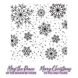 Winter Peace Press + Foil Plate & Die Set