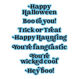 Spooky Sentiments Press + Foil Plate & Die Set by Simon Hurley