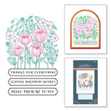 Plaques de presse Blooming Garden de la collection BetterPress Place &amp; Press Registration