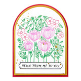 Blooming Garden Press Plates from the BetterPress Place & Press Registration Collection