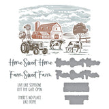 Farm Sweet Farm Registration BetterPress Plate & Die Set from the Justine's Farm Collection by Justine Dvorak