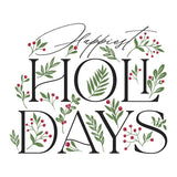 Happiest  Holidays Registration Press Plate Set from the City Holiday Collection by Yana Smakula