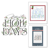 Happiest  Holidays Registration Press Plate Set from the City Holiday Collection by Yana Smakula