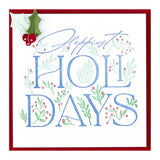 Happiest  Holidays Registration Press Plate Set from the City Holiday Collection by Yana Smakula