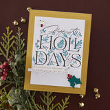 Happiest  Holidays Registration Press Plate Set from the City Holiday Collection by Yana Smakula