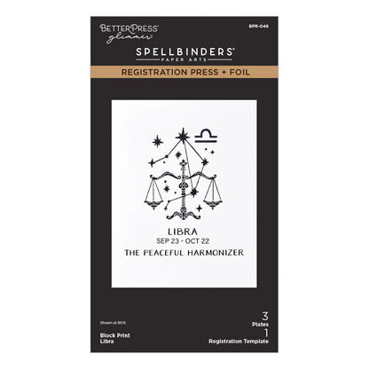 Block Print Libra Registration Press + Foil Plate