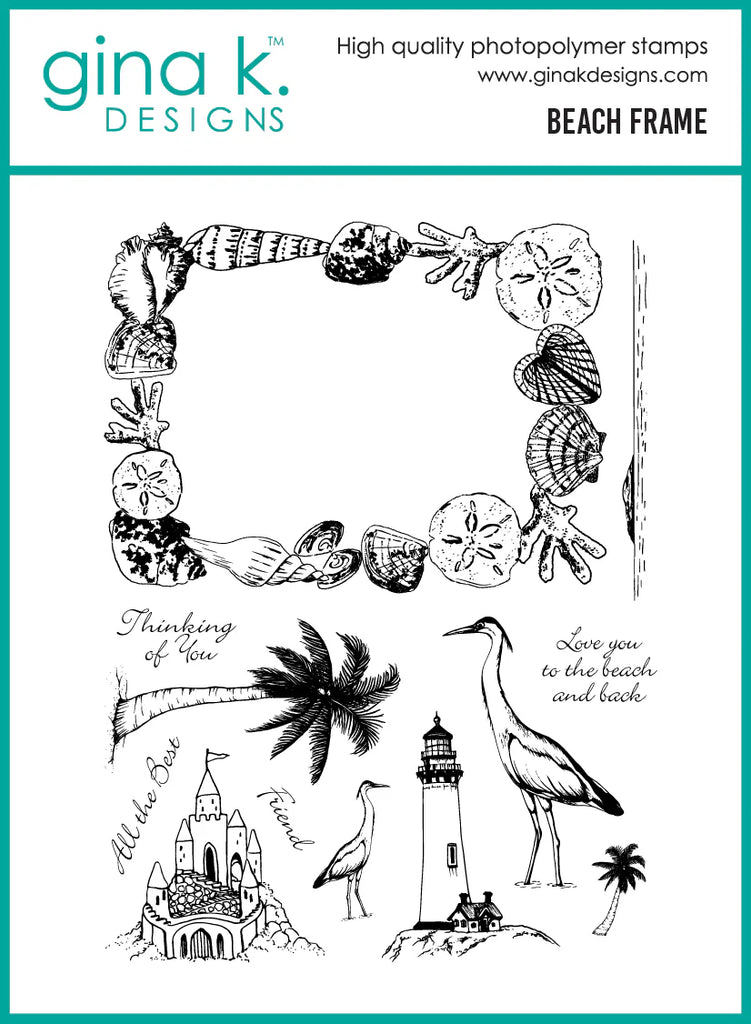 Beach Frame Stamp Set
