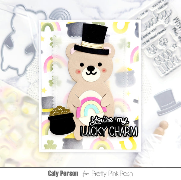 Layered Lucky Items Stencil (2 Lyr) – Bumbleberry Papercrafts Ltd