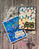 Merry Sentiments Word Dies