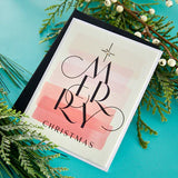 Chic Merry Christmas Press Plate from the BetterPress Christmas Collection