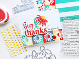3 Times the Thanks Sentiments Stamp Set
