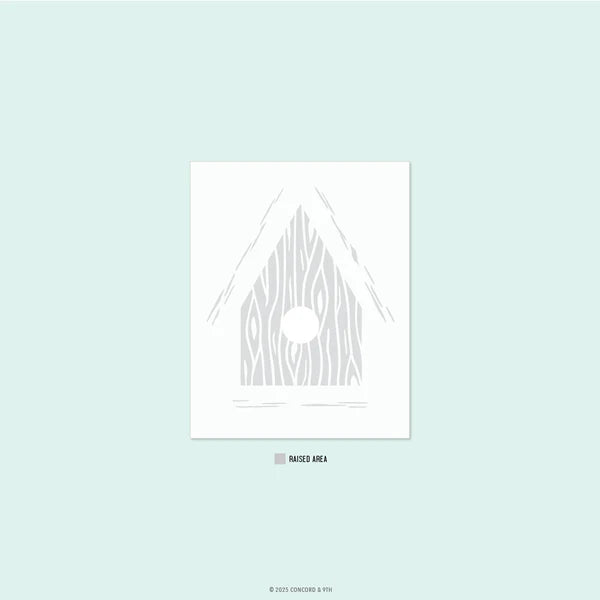 Birdhouse Blossoms Embossing Folder (2D)