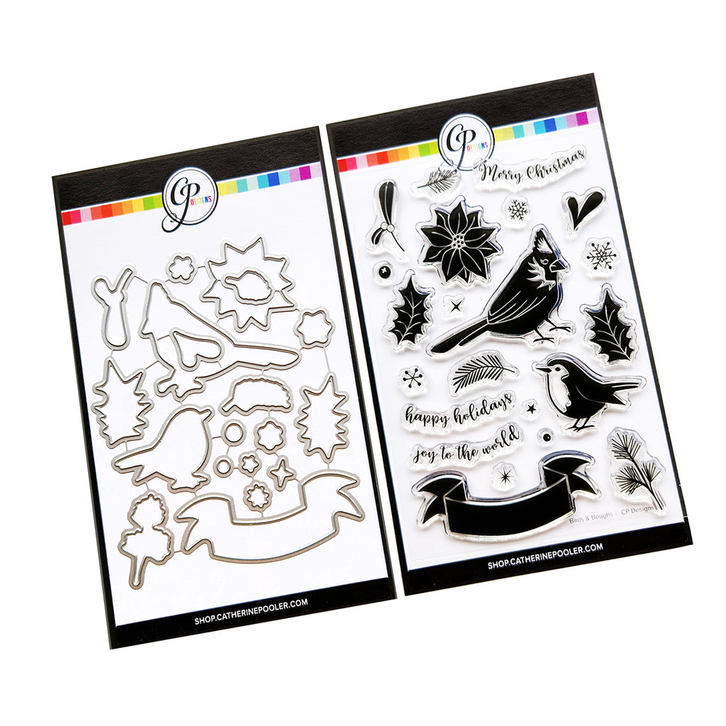 Birds & Boughs Stamp & Die Bundle