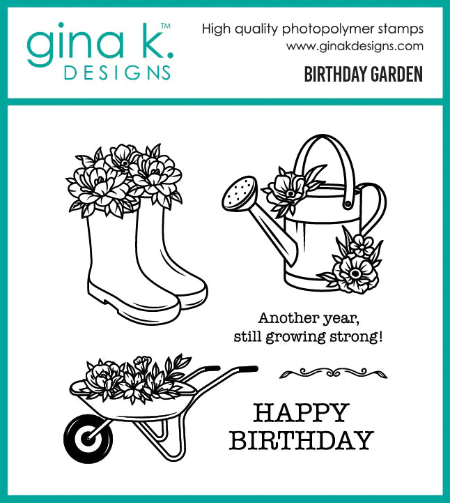 Birthday Garden Stamps Set
