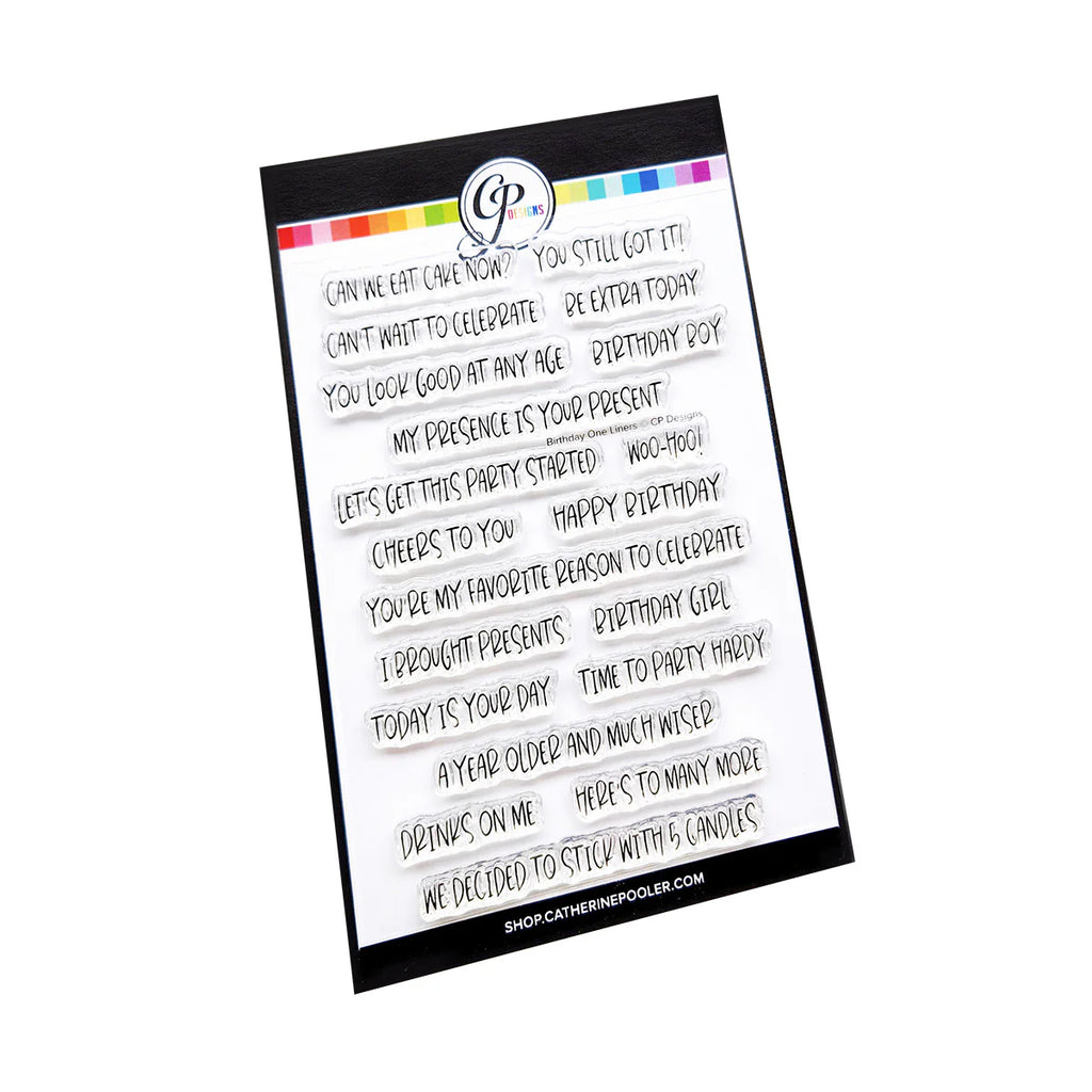 Birthday One Liners Sentiments Stamp Set
