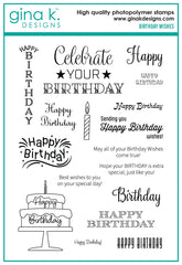 Birthday Wishes Stamp Set