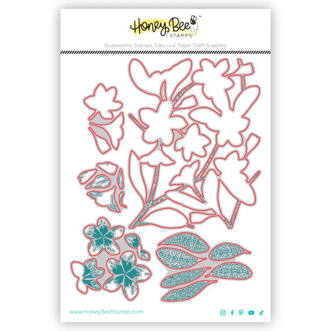Bold Backgrounds: Plumeria Honey Cuts