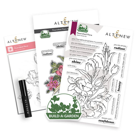 Build-A-Garden: Flourished Flora & Add-On Die Bundle