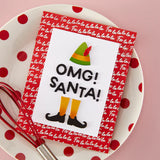 Sassy Elf Costume Etched Dies from the Yule Fuel Collection
