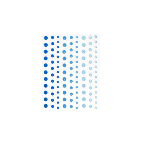 Translucent Blues Hero Hues Enamel Dots