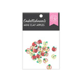 Mini Clay Apples Embellishments from the I Pick You Collection