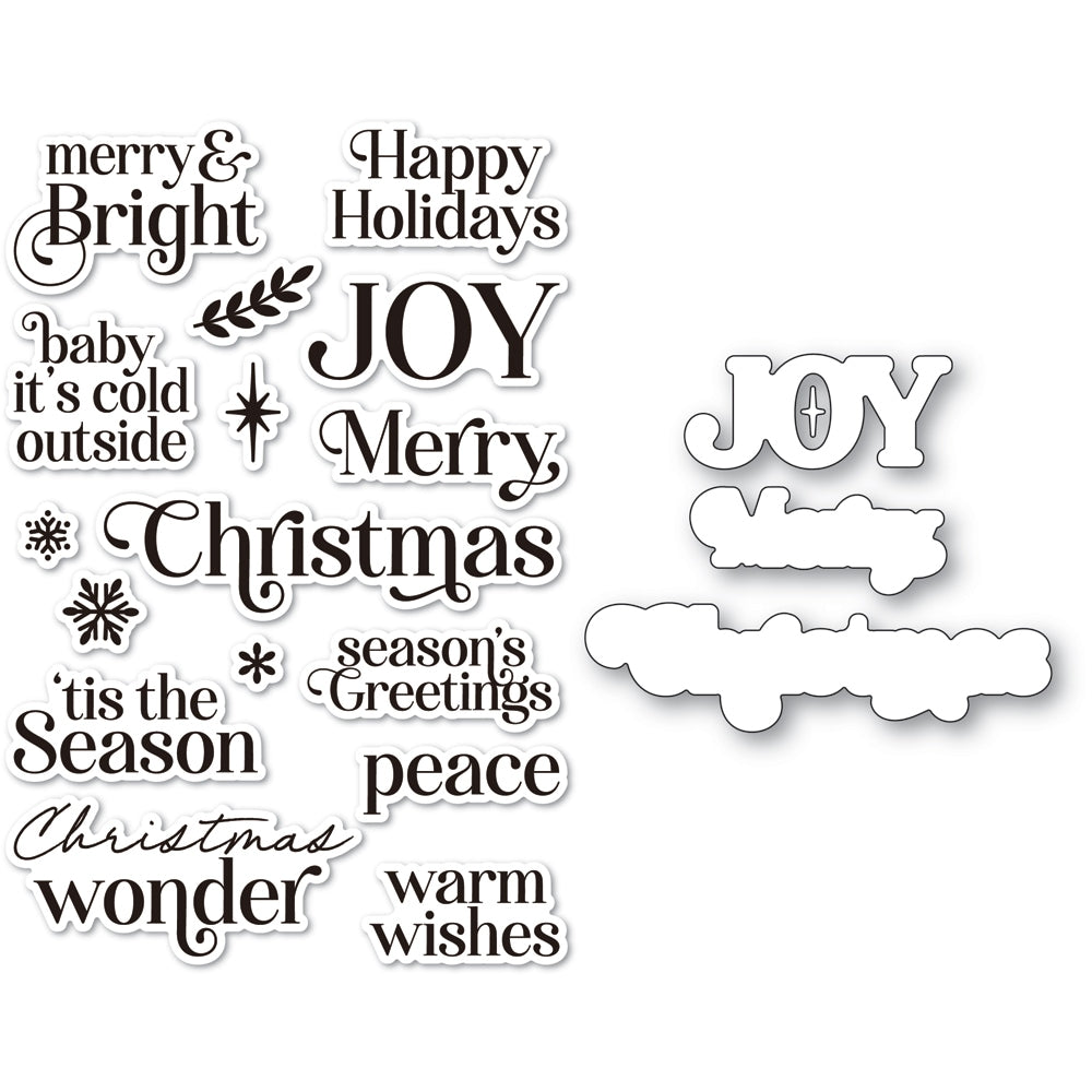 Christmas Wonder Clear Stamp and Die Set