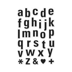 Luggage Lowercase Alphabet