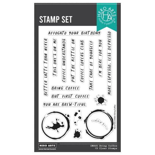 Bring Coffee Stamp Set