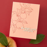 Apple Branch Stamp & Cut Set from the I Pick You Collection