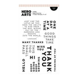 Hero Arts Keep Growing Stamp Set
