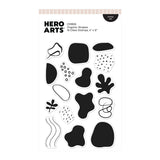 Organic Shapes Clear Stamp Set