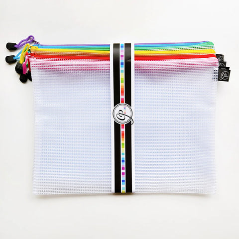CP Large Project Pouches - Rainbow Set of 6