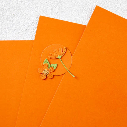 Papier cartonné couleur Tangerine Essentials, 8,5" x 11", paquet de 10