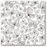 Butterfly Kaleidoscope Cling Stamp