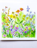 Wildflower Field Cling Stamp