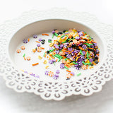 Candy Corn Carnival Clay Confetti Mix